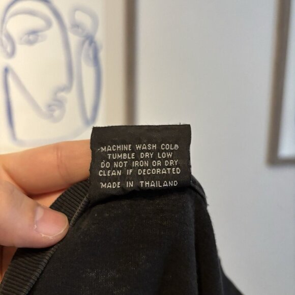 Vintage Scarface T-Shirt Large Men's Tony Montana Y2K Black Movie - Picture 11 of 11